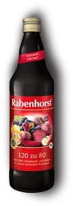 Rabenhorst, Rabenhorst 120 zu 80 Saft Bio Flasche (750ml), 