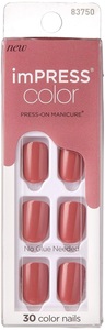 Herba, ImPress Color Nail Kit - Platonic Pink, Kiss ImPress Color Nail Kit - Platonic Pink