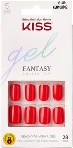 KISS, Kiss Gel Fantasy Nail Kit Whatever (1 Stück), Kiss Gel Fantasy Nails - Whatever