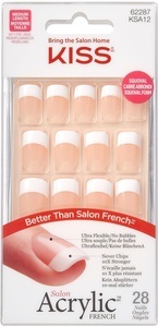 Herba, Kiss Salon Acrylic French Nails - Rumour Mill, Kiss Salon Acrylic French Nails - Rumour Mill