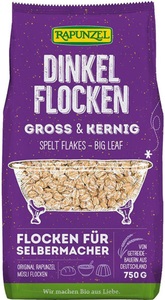 RAPUNZEL, Rapunzel Dinkelflocken gross und kernig (750 g), 