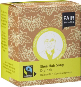 FAIR SQUARED, FAIR SQUARED Shea Hair Soap (2x80g), FAIR SQUARED Hair Soap Shea Dry Hair 2 x 80 g
