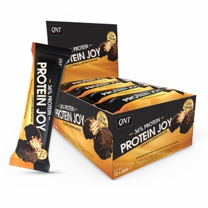 QNT, QNT - 36% Protein Joy Bar Cookie & Cream 12x60g, QNT Protein Joy Riegel Cookies & Cream