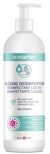 MARTEC Desinfektionsmittel 500ml 33086 Flüssig. mit Aloe-Vera