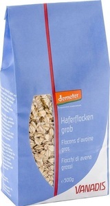 Vanadis, VANADIS demeter Haferflocken grob (500g), VANADIS demeter Haferflocken grob (500g)