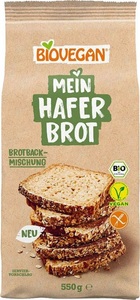 BioVegan, BIOVEGAN Mein Hafer Brot Brotbackmischung vegan (500 g), 