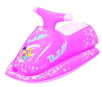 Bestway, Wasserspielzeug Motorrad pink aufblasbar, Bestway Race Rider Pink (1 Stk)