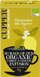 Cupper, Bio Cupper Lemon & Ginger, Bio Cupper Lemon & Ginger
