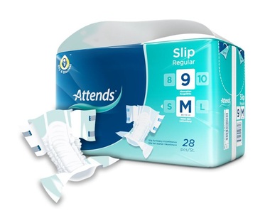 Attends, Attends Slip 9 Regular Medium (28 Stk), 