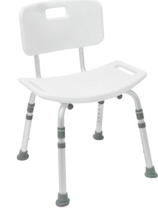 Drive Medical, Duschhocker Duro mit Rückenlehne, Drive Medical Duschstuhl Duro mit Rückenlehne (1 Stk)