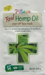 7th Heaven, Real Hemp Oil Peel-off Mask, 7th Heaven Real Hemp Oil Peel-off Face Mask (1 Stk)