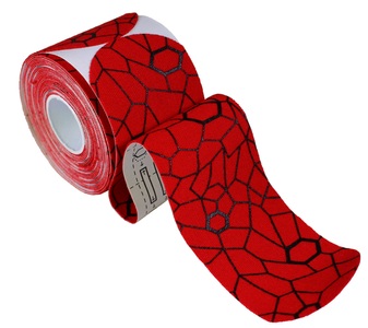 Theraband, TheraBand Kinesiology Tape Precut Roll - Red/Black, TheraBand Kinesiology Tape Precut Roll Red/Black 5cm x 25cm (1 Stk)