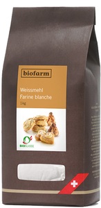 Biofarm, Biofarm Weissmehl Knospe (1 kg), biofarm Weissmehl Knospe (1kg)
