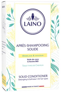 Laino, LAINO après-shampooing solide (60g), 