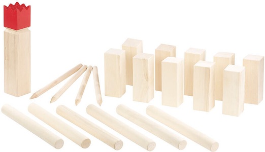 Playtastic, Playtastic Wikinger-Spiel aus Holz, ideal für Wiese, Strand & Co., Wikinger-Spiel aus Holz, ideal für Wiese, Strand & Co.