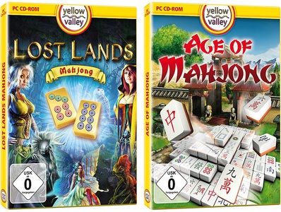 Yellow Valley 2er-Set PC-Spiele "Lost Lands Mahjong" und "Age of Mahjong"