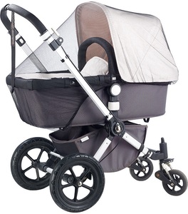 Infactory, infactory Universal-Moskito-Netz für Kinderwagen und Reisebett, weiss, Universal-Moskito-Netz für Kinderwagen und Reisebett, weiss