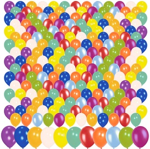 Playtastic, Playtastic 200er-Megapack bunte Luftballons, bis 30 cm, 200er-Megapack bunte Luftballons, bis 30 cm