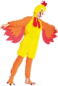 Infactory, infactory Kinder Faschings-Kostüm "Funny Chicken", Grösse 140, Kinder Faschings-Kostüm 