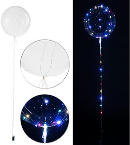 Infactory, infactory Luftballon mit Lichterkette, 40 Farb-LEDs, Ø 30 cm, transparent, Luftballon mit Lichterkette, 40 Farb-LEDs, Ø 30 cm, transparent
