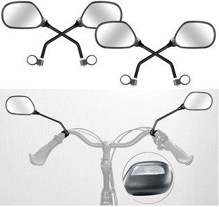 Pearl, Pearl 4er-Set Fahrrad-Rückspiegel mit Lenkerhalterung, für rechts und links, 4er-Set Fahrrad-Rückspiegel mit Lenkerhalterung, für rechts und links