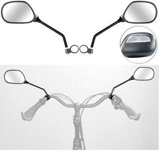 Pearl, Pearl 2er-Set Fahrrad-Rückspiegel mit Lenkerhalterung, für rechts und links, 2er-Set Fahrrad-Rückspiegel mit Lenkerhalterung, für rechts und links