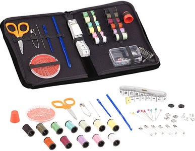 Pearl, Pearl 59-teiliges Nähset im Reise-Etui inklusive Knöpfen, Schere & Massband, 59-teiliges Nähset im Reise-Etui inklusive Knöpfen, Schere & Massband