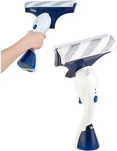 Sichler Haushaltsgeräte, Sichler Haushaltsgeräte 3in1-Fenstersauger mit Sprüh-Funktion & Wischer, Akku, 1 Std. Laufzeit, 3in1-Fenstersauger mit Sprüh-Funktion & Wischer, Akku, 1 Std. Laufzeit