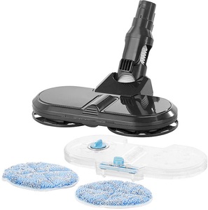 Sichler Haushaltsgeräte, Sichler Haushaltsgeräte Wischaufsatz mit Wassertank & 2 Pads für Zyklon-Staubsauger BHS-580.ak, Wischaufsatz mit Wassertank & 2 Pads für Zyklon-Staubsauger BHS-580.ak
