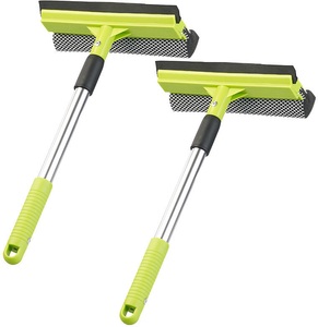 Pearl, Pearl 2er-Set 2in1-Glas- & Fensterreiniger, Schwamm und Abzieher, ausziehbar, 2er-Set 2in1-Glas- & Fensterreiniger, Schwamm und Abzieher, ausziehbar