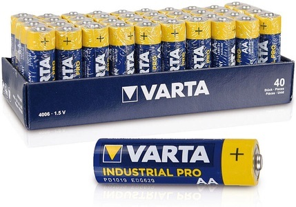 Varta, INDUSTRIAL PRO Mignon (AA) Alkaline Batterien - 40 Stück, Industrial, Batterie