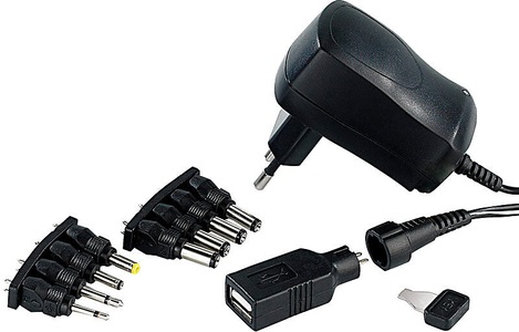 revolt, revolt Universal-Schaltnetzteil 600 mA, umschaltbar 3 - 12 Volt, 9 Adapter, Universal-Schaltnetzteil 600 mA, umschaltbar 3 - 12 Volt, 9 Adapter