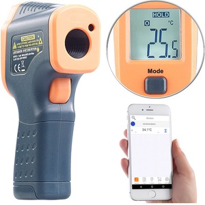 AGT, AGT Profi-Infrarot-Thermometer mit Laser, -50 bis +600 °C, LCD, Bluetooth, Profi-Infrarot-Thermometer mit Laser, -50 bis +600 °C, LCD, Bluetooth