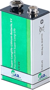tka Köbele Akkutechnik, tka Köbele Akkutechnik Super-Longlife 9-V-Block Lithium-Batterie, Super-Longlife 9-V-Block Lithium-Batterie