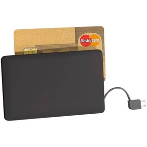 revolt, revolt Ultra-Slim-Powerbank im Kreditkarten-Format, 2500 mAh, Micro-USB-Kabel, Ultra-Slim-Powerbank im Kreditkarten-Format, 2500 mAh, Micro-USB-Kabel