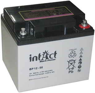Intact, IntAct Block-Power Blei-Akku 12 Volt / 50 Ah (BP12-50) für Solarladung u.v.m., Block-Power Blei-Akku 12 Volt / 50 Ah (BP12-50) für Solarladung u.v.m.