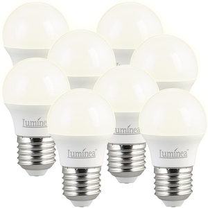Luminea, Luminea 8er-Set Retro-LED-Lampen, E27, 3 Watt, G45, 240 Lumen, 8er-Set LED-Lampen, E27, 3 Watt, G45, 240 Lumen