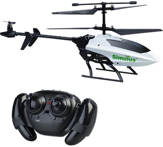 Simulus, Simulus Ferngesteuerter 3,5-Kanal-Mini-Hubschrauber mit 3 Rotoren und Gyroskop, Ferngesteuerter 3,5-Kanal-Mini-Hubschrauber mit 3 Rotoren und Gyroskop