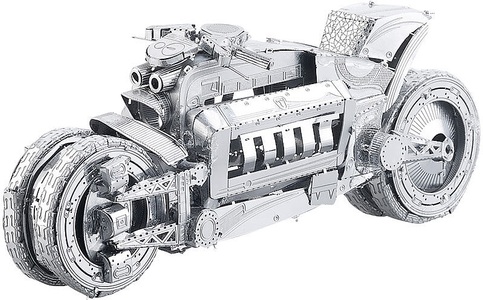 Playtastic, Playtastic 3D-Bausatz Motorrad aus Metall im Massstab 1:13, 45-teilig, 3D-Bausatz Motorrad aus Metall im Massstab 1:13, 45-teilig