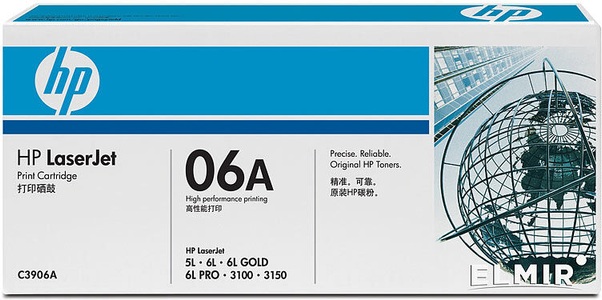 Hp, HP Original Tonerkartusche C3906A (No.06A), 