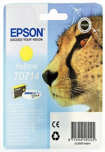 Epson, Epson Originali Epson C13T07144022 - inchiostro cartuccia DURABRITE giall..., Epson T0714 - Gelb - Original - Tintenpatrone