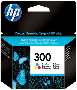 Hp, HP Original Tintenpatrone CC643EE (No.300) color, HP 300 - Farbe (Cyan, Magenta, Gelb) - original - Tintenpatrone