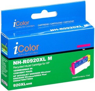 iColor, iColor Patrone für HP (ersetzt CD973AE, No.920XL), magenta, Patrone für HP (ersetzt CD973AE, No.920XL), magenta