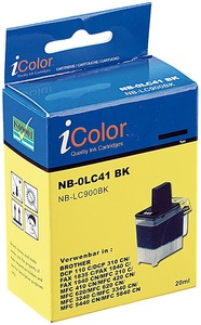 iColor, iColor Patrone für Brother (ersetzt LC900BK), black, Patrone für Brother (ersetzt LC900BK), black