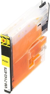 iColor, iColor Tintenpatrone für Brother (ersetzt LC980/LC1100), yellow, Tintenpatrone für Brother (ersetzt LC980/LC1100), yellow