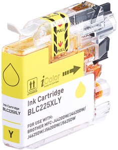 iColor, iColor Tintenpatrone für Brother (ersetzt LC-225XL), yellow, Tintenpatrone für Brother (ersetzt LC-225XL), yellow