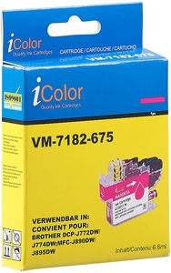 iColor, iColor Tinten-Patrone LC-3211M für Brother-Drucker, magenta (rot), Tinten-Patrone LC-3211M für Brother-Drucker, magenta (rot)