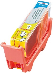 iColor, iColor Patrone für CANON (ersetzt CLI-526Y), yellow mit CHIP, Patrone für CANON (ersetzt CLI-526Y), yellow mit CHIP