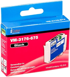 iColor, iColor Patrone für Epson (ersetzt T1631 / 16XL), black, Patrone für Epson (ersetzt T1631 / 16XL), black