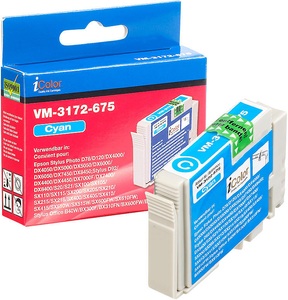 iColor, iColor Patrone für Epson (ersetzt T0712), cyan, Patrone für Epson (ersetzt T0712), cyan